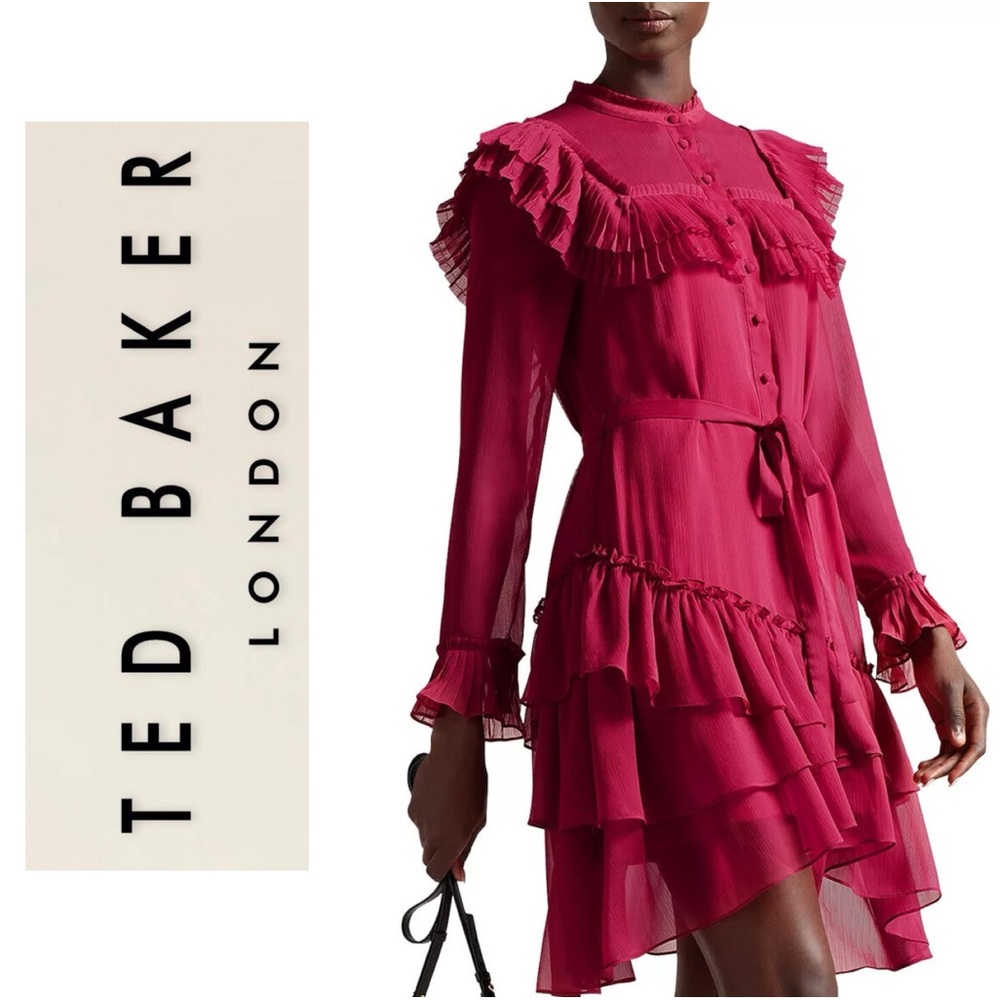 💥SALE💥 NWT Ted Baker Anastai Shirt Dress, 
US size 4